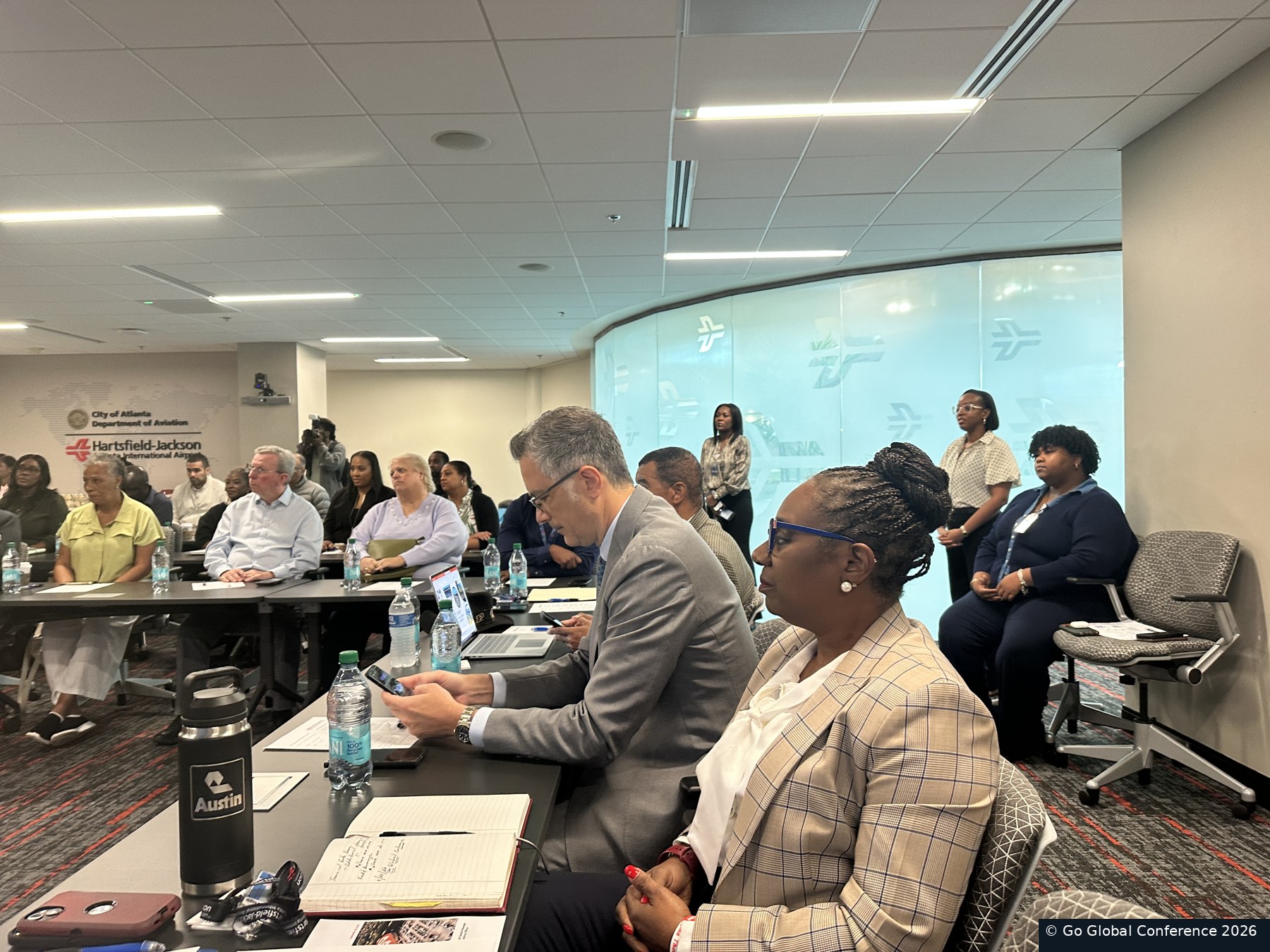 Business briefing at Atlanta airport · GGC 2026