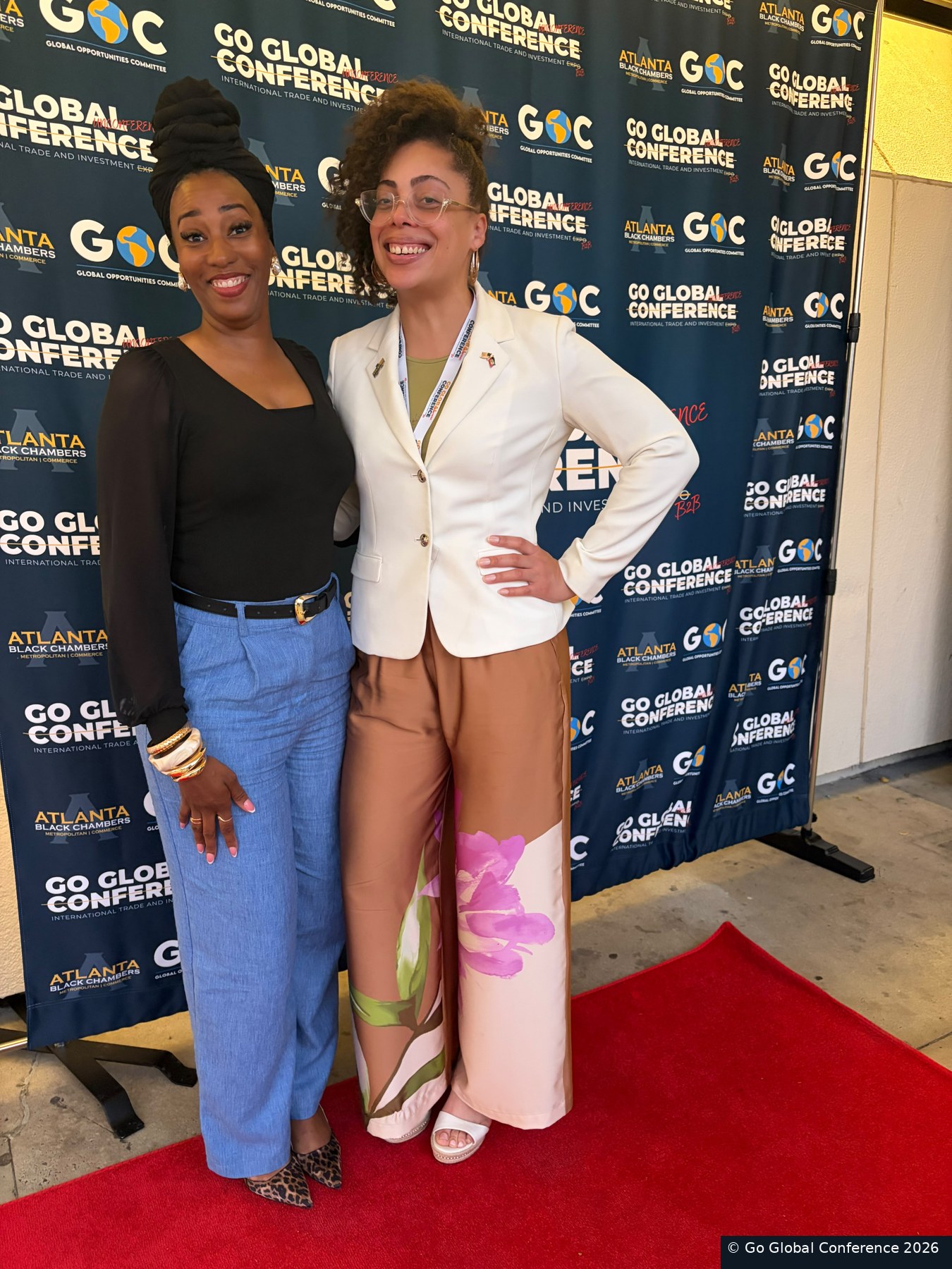 Delegates at the conference backdrop · GGC 2026