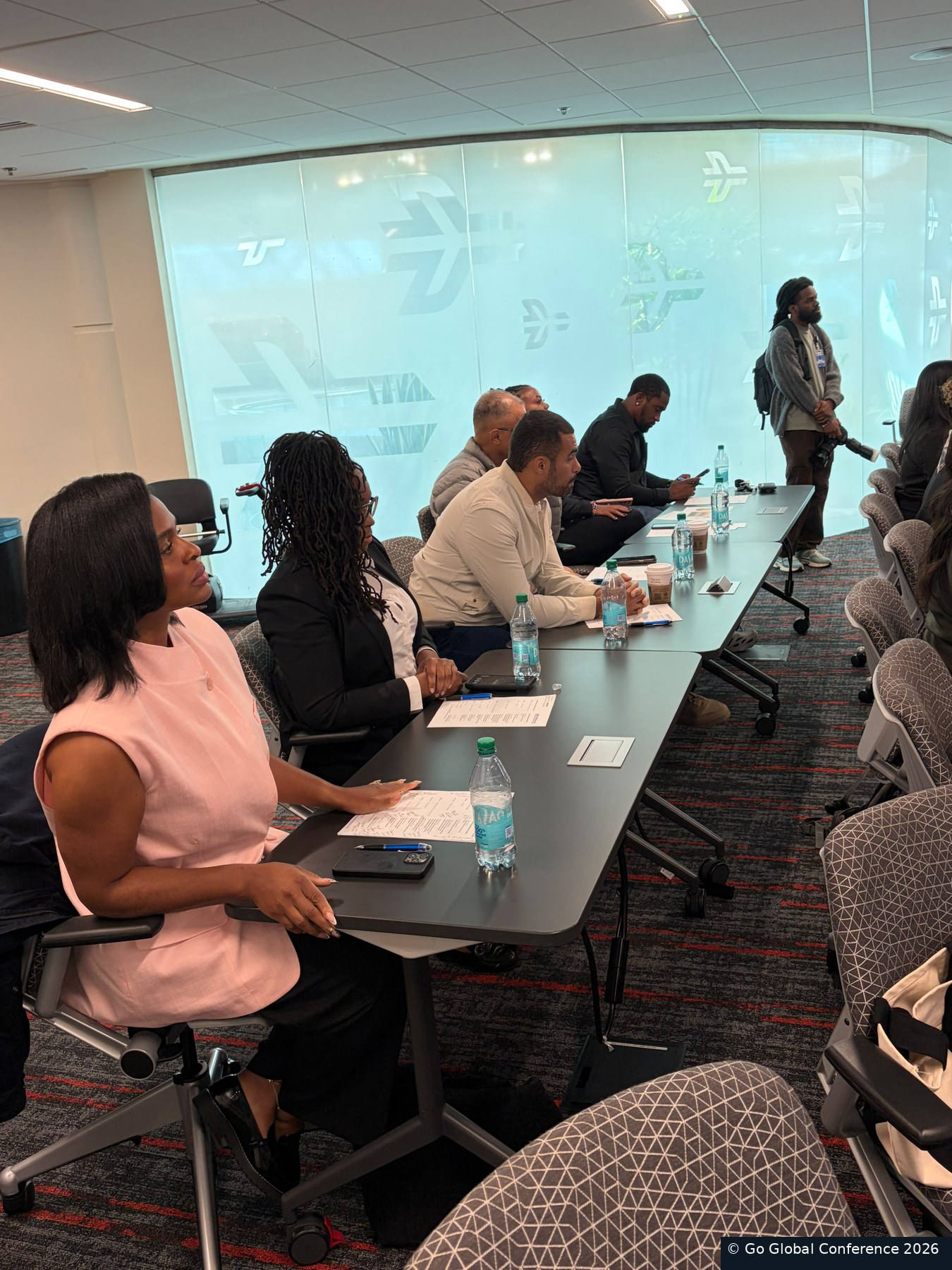 Questions and conversations during the airport visit · GGC 2026