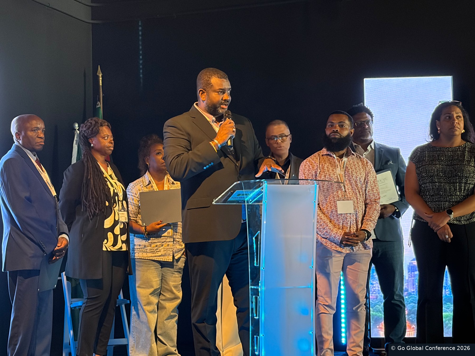 Partner recognition at the closing reception · GGC 2026