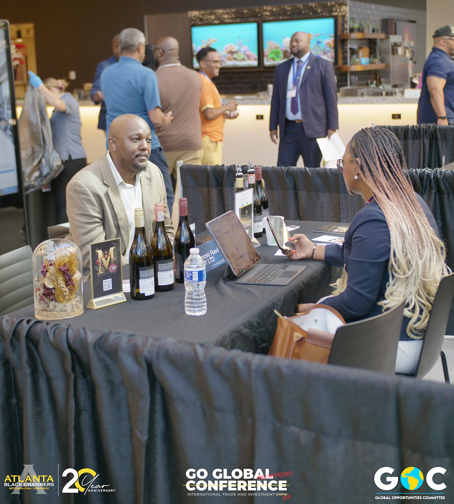Delegates in a matchmaking session at the Go Global Conference