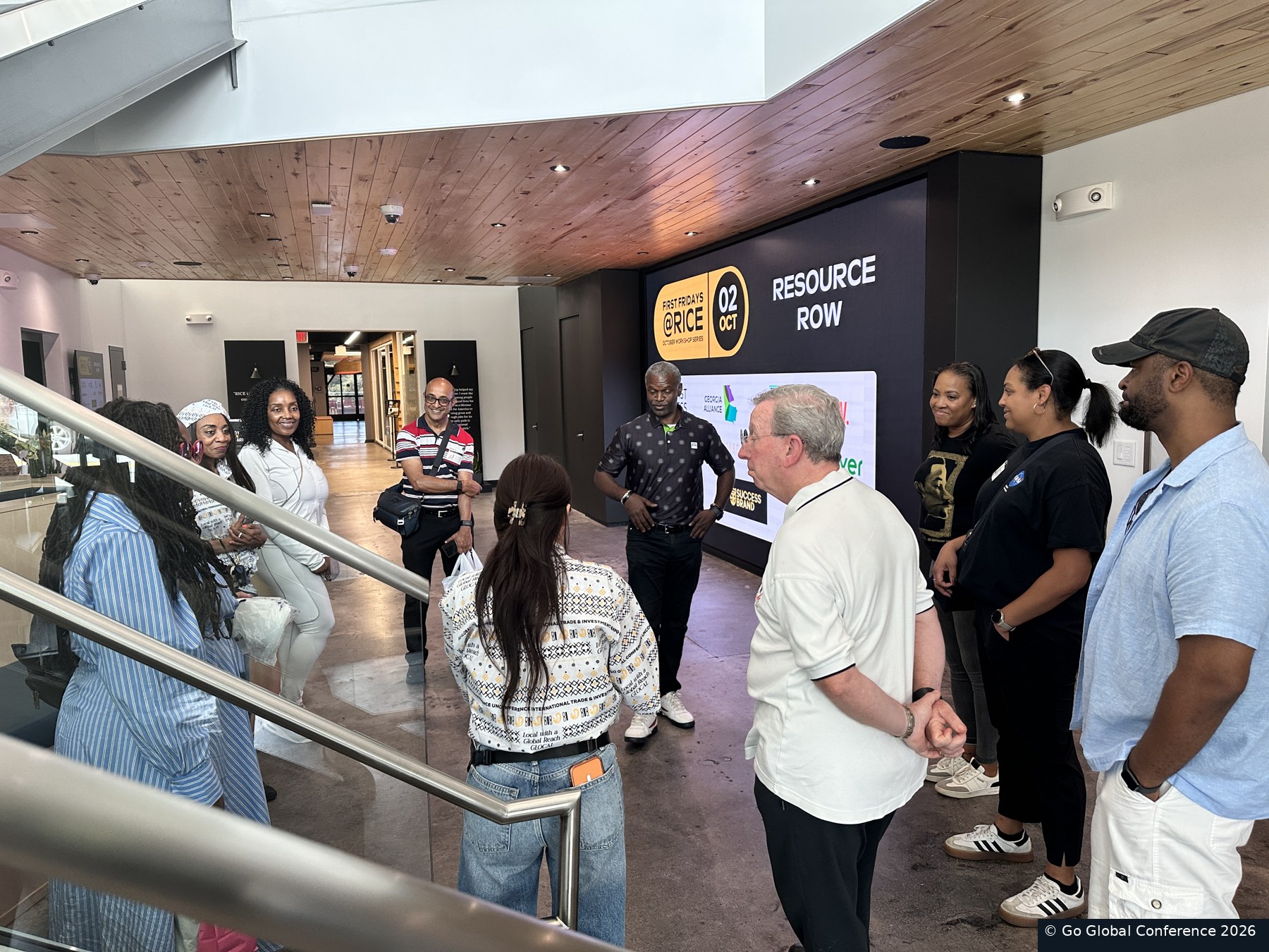 Delegates touring Cosm Atlanta · GGC 2026